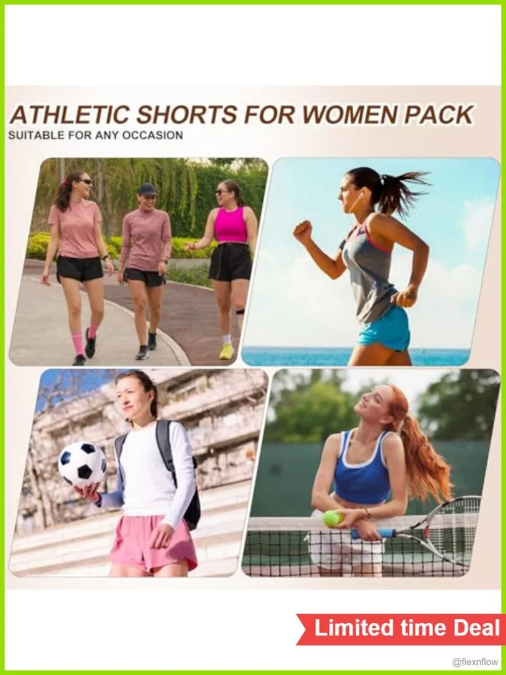 Athletic Shorts with Pockets High Waisted Workout Running Shorts for Women Pull